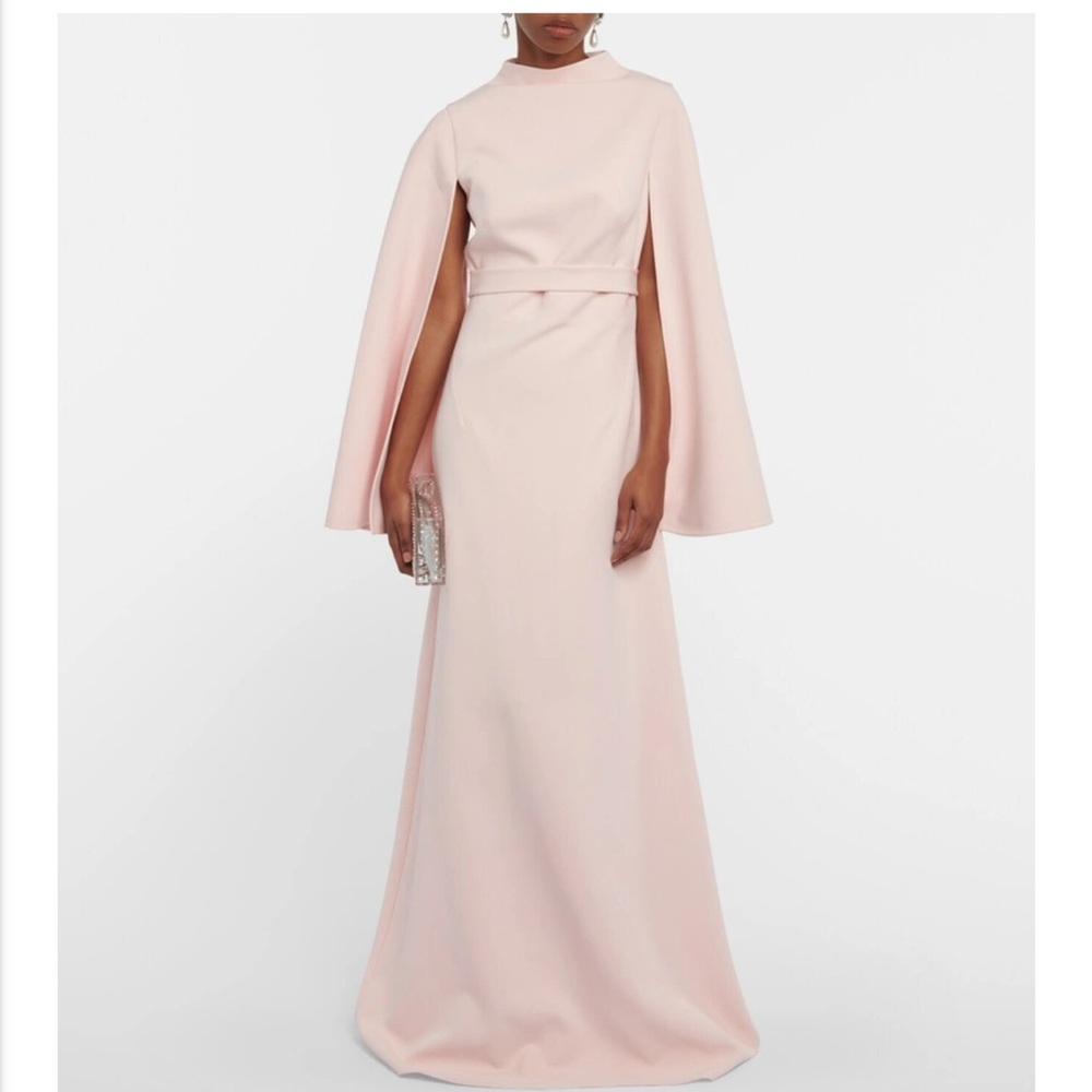 Safiyaa Blush Pink Long Sleeve Gown